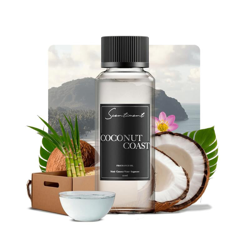 Coconut Coast - Home Fragrance Oil Scent Smooth Eucalyptus Tropical Eucalyptus Tropical